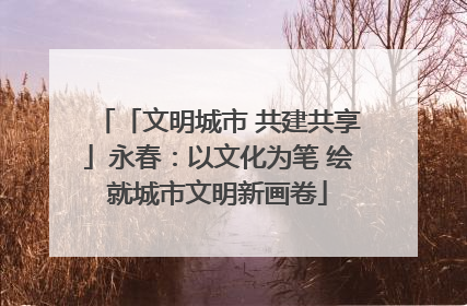 「文明城市 共建共享」永春：以文化为笔 绘就城市文明新画卷