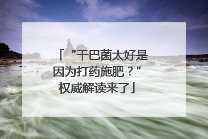 “干巴菌太好是因为打药施肥？”权威解读来了