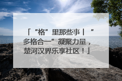 “格”里那些事丨“多格合一”凝聚力量，楚河汉界乐享社区！