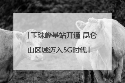 玉珠峰基站开通 昆仑山区域迈入5G时代