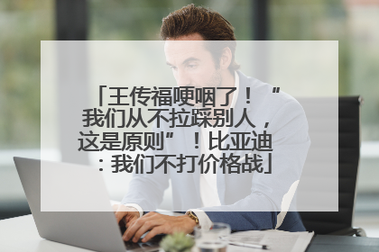 王传福哽咽了！“我们从不拉踩别人，这是原则”！比亚迪：我们不打价格战