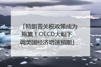 特朗普关税政策成为拖累！OECD大幅下调美国经济增速预期
