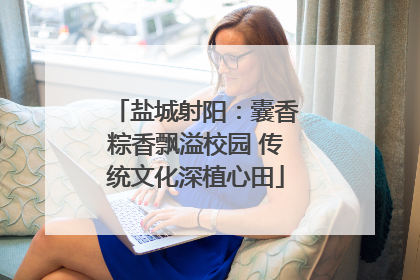 盐城射阳：囊香粽香飘溢校园 传统文化深植心田