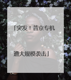 突发！普京专机遭大规模袭击