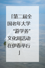 第二届全国老年大学“游学养”文化周活动在伊春举行