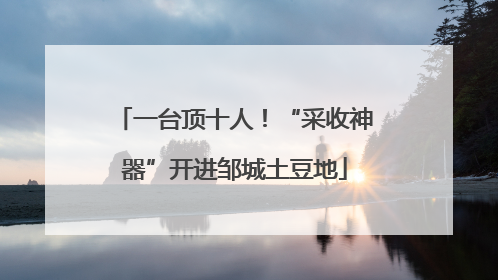 一台顶十人！“采收神器”开进邹城土豆地