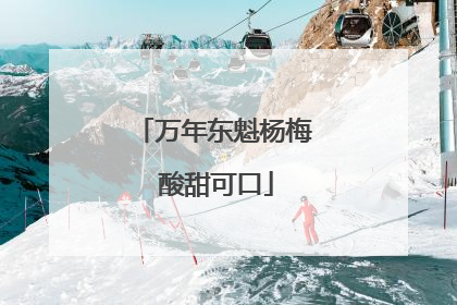 万年东魁杨梅 酸甜可口