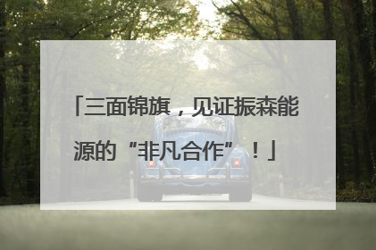 三面锦旗，见证振森能源的“非凡合作”！