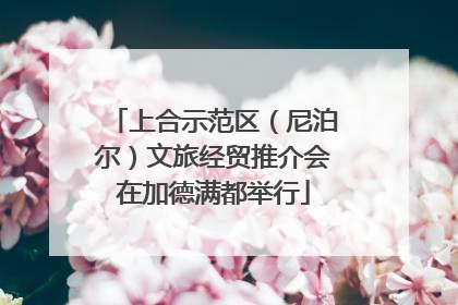 上合示范区（尼泊尔）文旅经贸推介会在加德满都举行