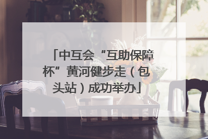 中互会“互助保障杯”黄河健步走（包头站）成功举办