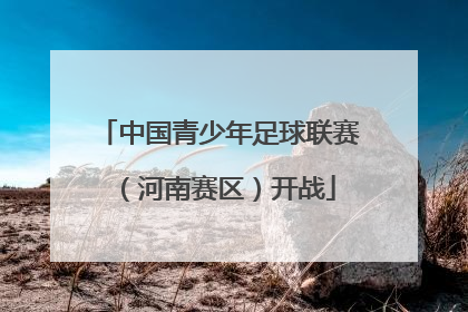 中国青少年足球联赛（河南赛区）开战
