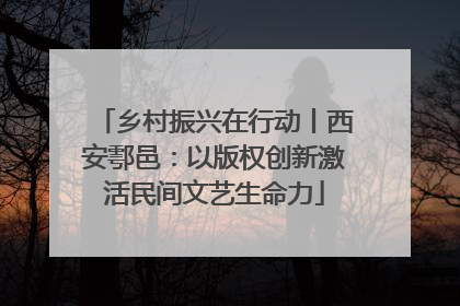 乡村振兴在行动丨西安鄠邑：以版权创新激活民间文艺生命力