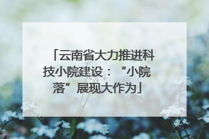 云南省大力推进科技小院建设：“小院落”展现大作为