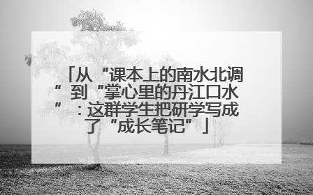 从“课本上的南水北调”到“掌心里的丹江口水”：这群学生把研学写成了“成长笔记”