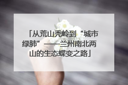 从荒山秃岭到“城市绿肺”——兰州南北两山的生态蝶变之路