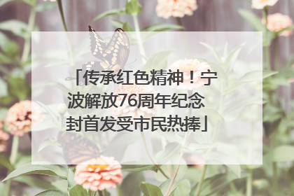 传承红色精神！宁波解放76周年纪念封首发受市民热捧