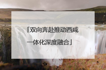 双向奔赴推动西咸一体化深度融合