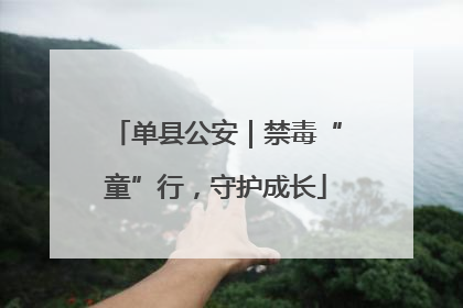 单县公安｜禁毒“童”行，守护成长
