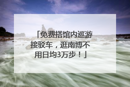 免费搭馆内巡游接驳车，逛南博不用日均3万步！