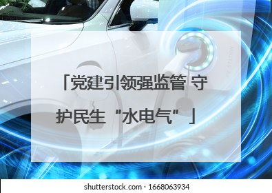 党建引领强监管 守护民生“水电气”
