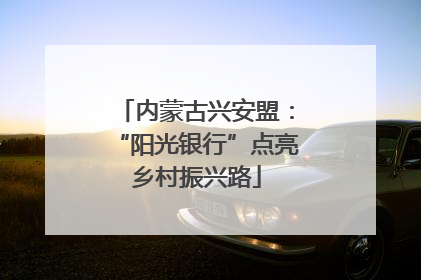内蒙古兴安盟：“阳光银行”点亮乡村振兴路