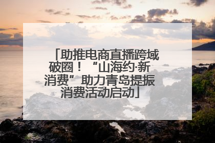助推电商直播跨域破圈！“山海约·新消费”助力青岛提振消费活动启动