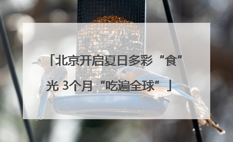 北京开启夏日多彩“食”光 3个月“吃遍全球”