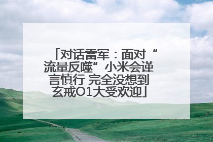 对话雷军：面对“流量反噬”小米会谨言慎行 完全没想到玄戒O1大受欢迎