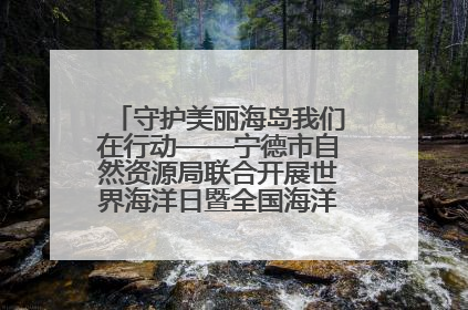 守护美丽海岛我们在行动——宁德市自然资源局联合开展世界海洋日暨全国海洋宣传日活动