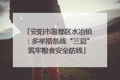 安阳市殷都区水冶镇：多举措备战“三夏” 筑牢粮食安全防线