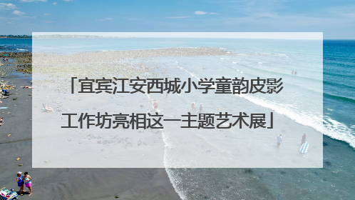 宜宾江安西城小学童韵皮影工作坊亮相这一主题艺术展