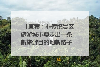 宜宾：非传统景区旅游城市要走出一条新旅游目的地新路子｜话锦绣·说安逸