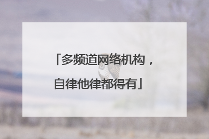 多频道网络机构，自律他律都得有