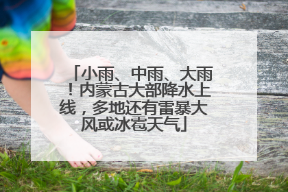 小雨、中雨、大雨！内蒙古大部降水上线，多地还有雷暴大风或冰雹天气