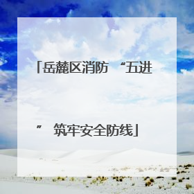 岳麓区消防 “五进” 筑牢安全防线