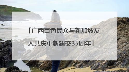 广西百色民众与新加坡友人共庆中新建交35周年