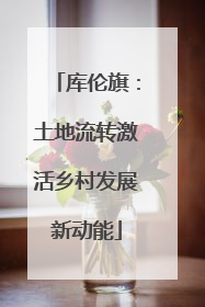 库伦旗：土地流转激活乡村发展新动能
