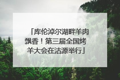 库伦淖尔湖畔羊肉飘香！第三届全国烤羊大会在沽源举行