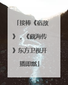 接棒《宿敌》，《藏海传》东方卫视开播即燃