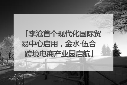 李沧首个现代化国际贸易中心启用，金水·伍合跨境电商产业园启航