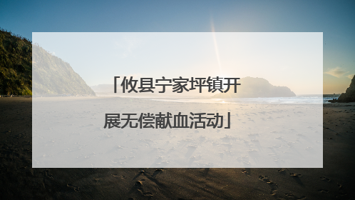 攸县宁家坪镇开展无偿献血活动