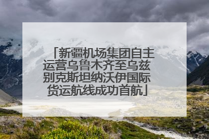 新疆机场集团自主运营乌鲁木齐至乌兹别克斯坦纳沃伊国际货运航线成功首航