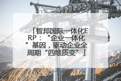 智邦国际一体化ERP：“企业一体化”基因，驱动企业全周期“四维质变”