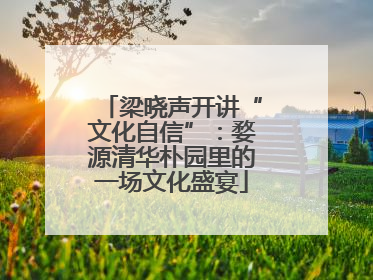 梁晓声开讲“文化自信”：婺源清华朴园里的一场文化盛宴