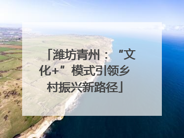 潍坊青州：“文化+”模式引领乡村振兴新路径