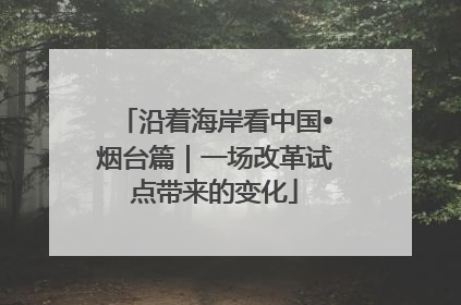 沿着海岸看中国•烟台篇｜一场改革试点带来的变化