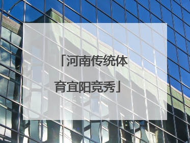 河南传统体育宜阳竞秀