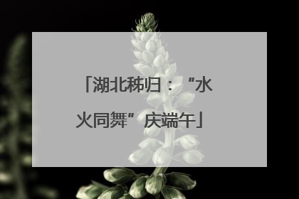 湖北秭归：“水火同舞”庆端午