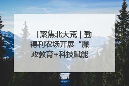 聚焦北大荒｜勤得利农场开展“廉政教育+科技赋能”主题党日活动