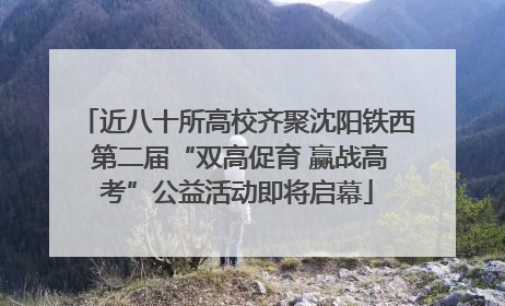 近八十所高校齐聚沈阳铁西 第二届“双高促育 赢战高考”公益活动即将启幕